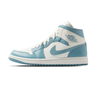 Nike Jordan 1 Mid 男女 北卡藍 高筒 運動 籃球 休閒鞋 BQ6472-141