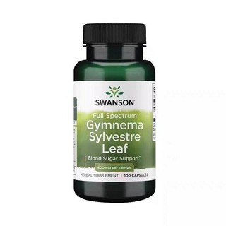 swanson 400mg 100粒 匙羹藤Full Spectrum Gymnema Sylves