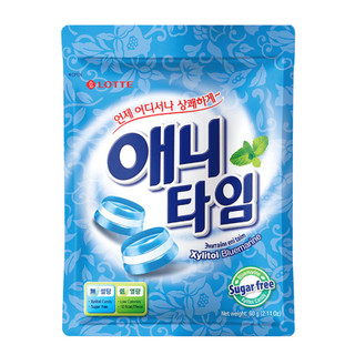 LOTTE 樂天 Anytime三層薄荷糖 6克 x 1袋 【家樂福】