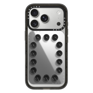 CASETiFY Snappy™ 磁吸吸盤鏡面卡包支架 黑色 磁吸 Magsafe適用