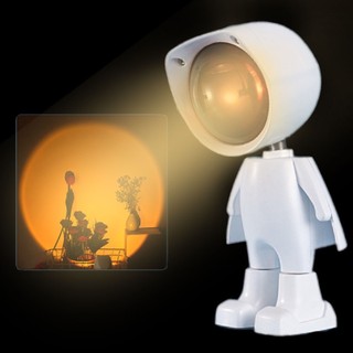 Astronaut Robot Projector Sunset lamp background light live