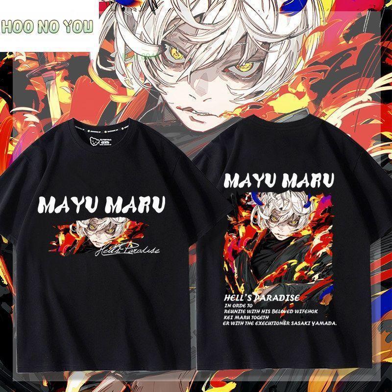 👍地獄樂動漫周邊畫眉丸聯名同款短袖T恤男女夏季二次元痛衣服上衣|遊戲|動漫|周邊|新番|地獄樂