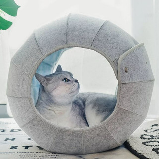 Felt Snail Cat House Multi Function Transformer Pet Bed