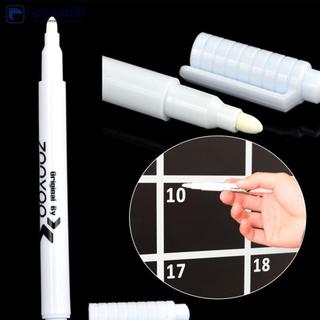 1Pc White Liquid Chalk Pen Marker Erasable Chalkboard Blackb