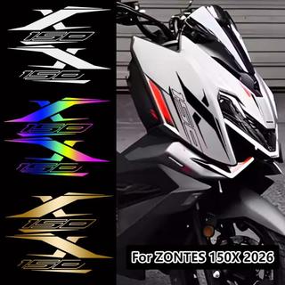 ZONTES 150X 摩托車前頭防水乙烯基貼紙適用於 ZONTES 150X 150x 2026