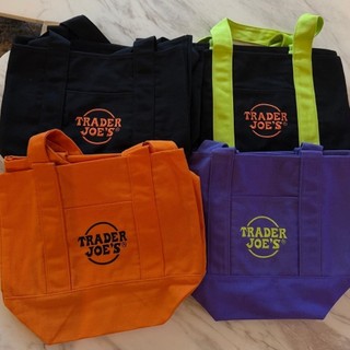 Trader Joe’s mini Totes bag 缺德舅 萬聖節限定🎃迷你購物袋 一套4色