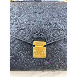 Louis Vuitton 路易威登 LV POCHETTE METIS 黑色顆粒壓紋牛皮 郵差包 M41487
