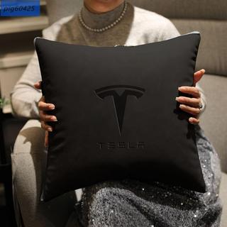 💕適用於特斯拉TESLA Model 3/X/Y/S車用舒適抱枕腰靠墊枕汽車內飾改裝配件