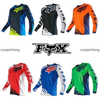 台灣免運 新款FOX速降服山地腳踏車騎行服夏季速乾越野機車賽車服訂製