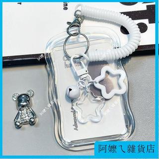 【VS精品推薦】公交透明卡套高顏值卡學生地鐵校園工作證飯卡身份證保護套發 識別證套 悠遊