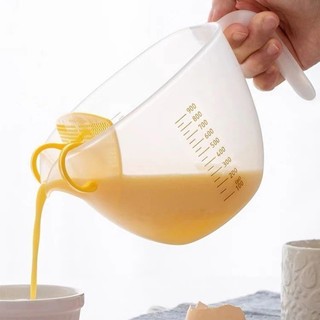Filter Measuring Cup Egg Mixing Bowl Egg Liquid Filter Egg F