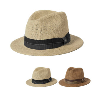 BRIXTON 紳士草帽 ROMA STRAW FEDORA 多色 羅馬中性紳士帽 紳士帽 11614