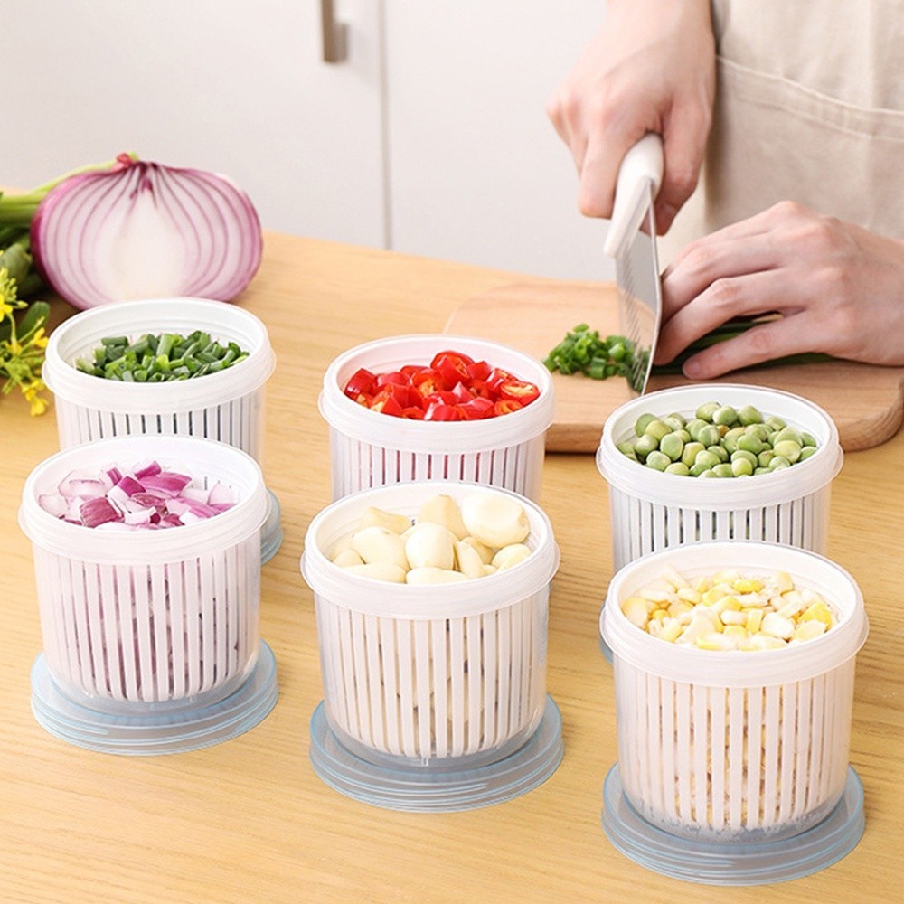 [Featured]Kitchen Refrigerator Storage Box Plastic Sealed Fr