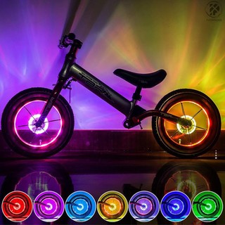 LED Bicycle Wheel Light Bike Front Tail Hub Spoke One Lamp W