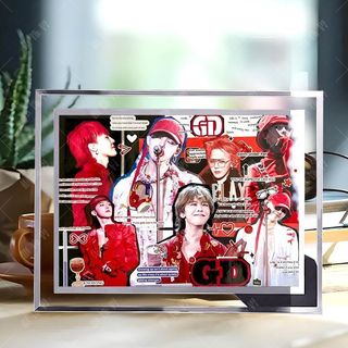 【台灣免運🌼】G-DRAGON權志龍BIGBANG周邊 gd周邊 GD水晶相框臥室擺臺 桌面擺件 送朋友 交換禮物
