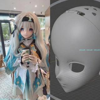 優選 cos定製頭殼kigurumi定製kig面具二次未來初音素殼面具精緻8/11