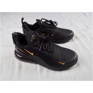 勁足 Nike Air Max 270 黑金 慢跑鞋休閒鞋 AH8050-007 男女情侶鞋爆款 訓練鞋