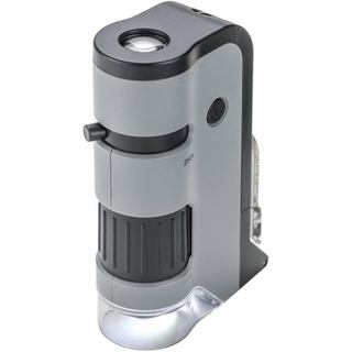Carson MicroFlip MP-250 掌上型顯微鏡 含手機夾 100x-250x LED燈 STEM教育 Po