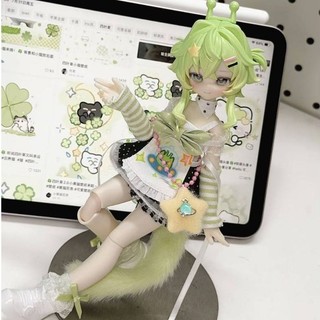 【預售】BJD盲盒 喵喵喵次方 吊卡 白膜頭