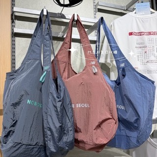 現貨）韓國New Balance 首爾限定款 旅行托特包 旅行袋 環保袋 購物袋 拉鍊 肩背 大容量 正品