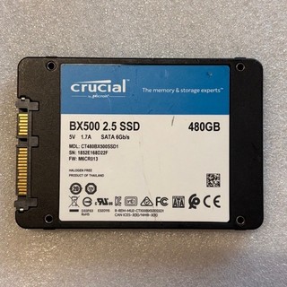 美光 crucial SSD 固態硬碟 480GB