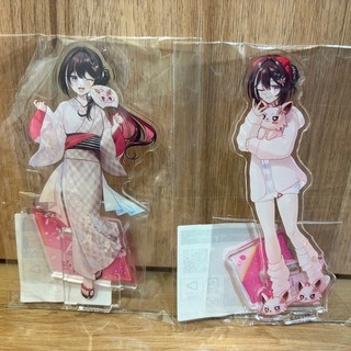現貨 Hololive 極樂湯 合作限定 壓克力立牌 浴衣 睡衣 款 AZKi