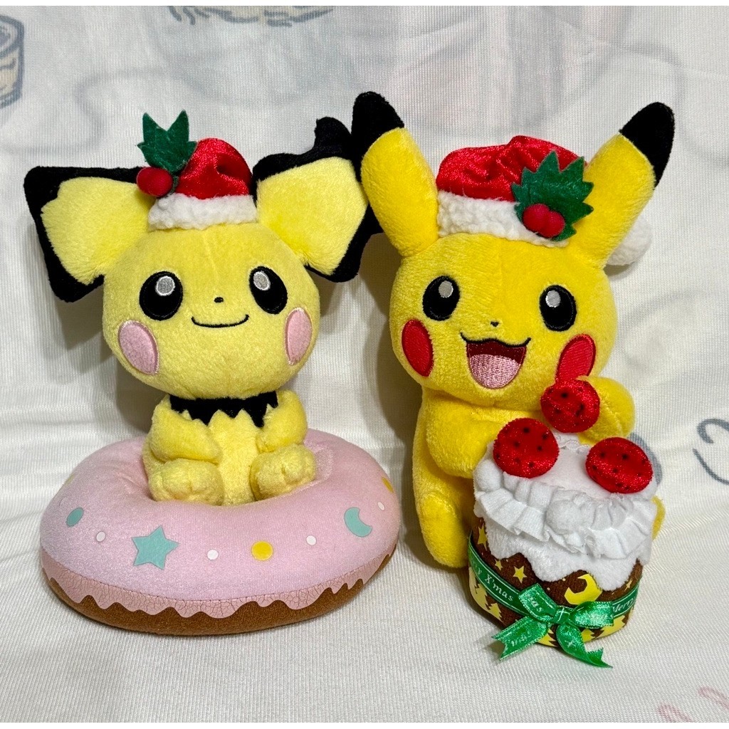 現貨 絕版 日本寶可夢中心 聖誕寶可夢娃娃 聖誕皮卡丘 聖誕皮丘 耶誕寶可夢 耶誕皮卡丘 耶誕皮丘 皮卡丘 皮丘 正版
