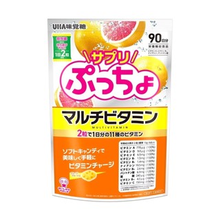 🍓​現貨正品🇯🇵日本Costco UHA味覺糖維他命綜合軟糖 🍬一顆賣 葡萄柚口味🍊