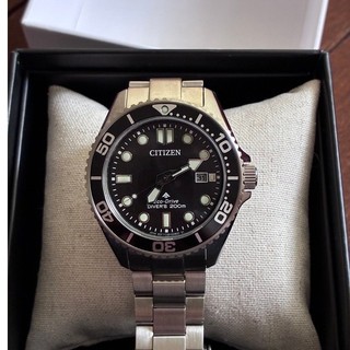 Citizen PROMASTER 星辰錶 黑麵200米光動能潛水錶 BN0261-51E