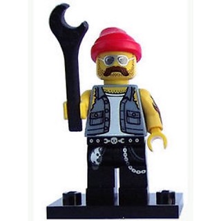 全新未拆封[BrickHouse] LEGO 樂高 71001 10代人偶 16號 摩特車技師