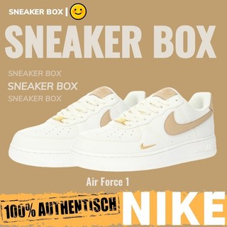 免運 Nike 鞋 Air Force 1 07 Low "米白奶茶黃金迷你雙鉤" 空軍一號 休閒運動板鞋 男女鞋
