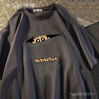 【小玉優選店】胖mm寬鬆大碼300斤短袖T恤女2026夏裝顯瘦卡通印花搞怪上衣男ins8