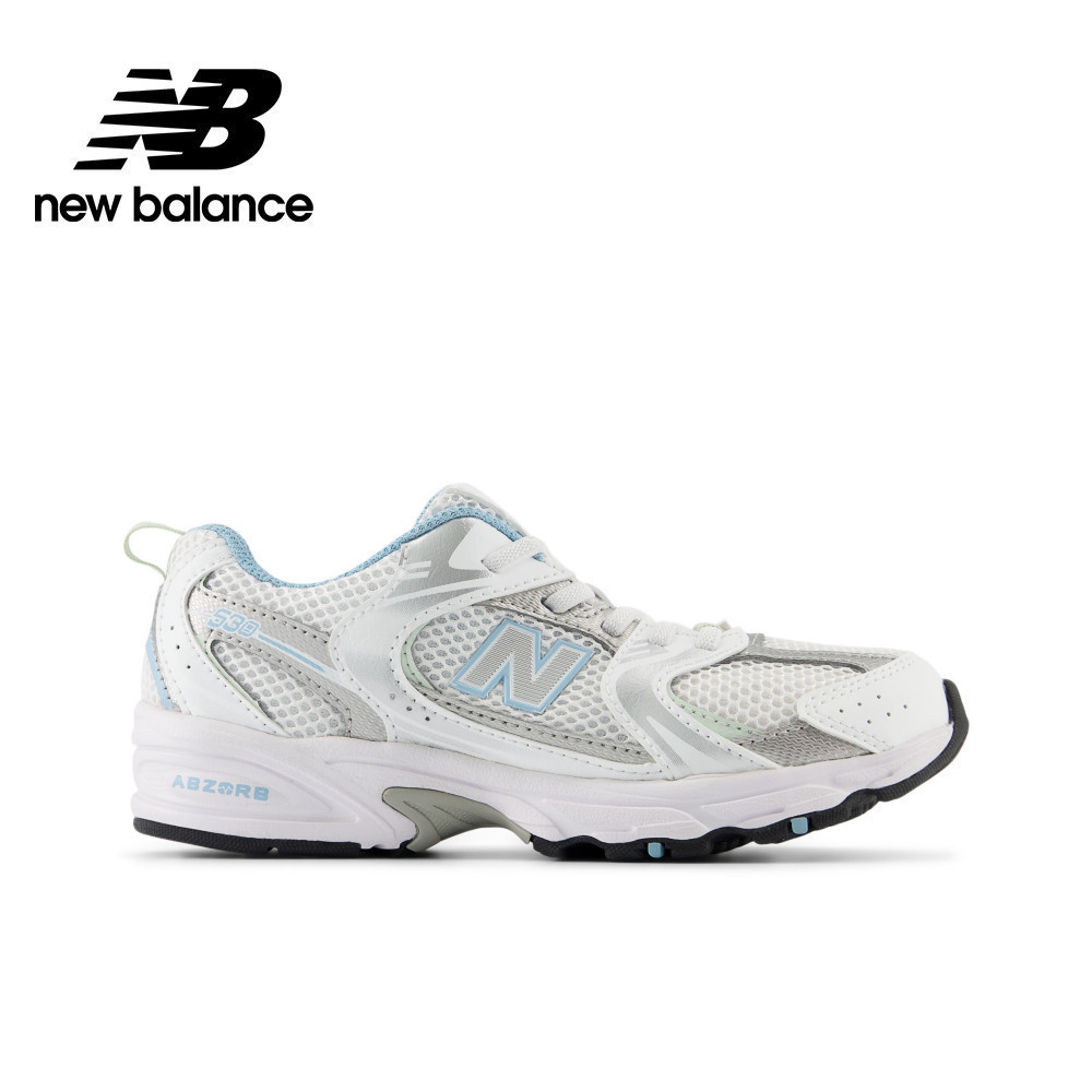 【New Balance】NB 童鞋_中性_銀灰藍(4-8歲)_PZ530GB-W楦 530