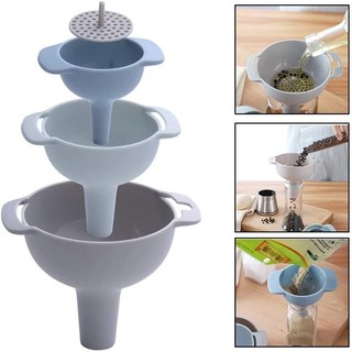 Household Filter Multi-function Funnel Set Oil Hopper Filter