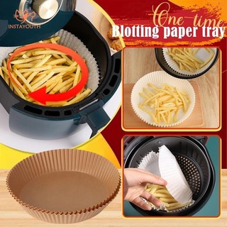 100Pcs Air Fryer Parchment Paper Liners Non-Stick Disposable
