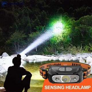 Outdoor Intelligent Sensor Headlight Built-In Lithium Batter