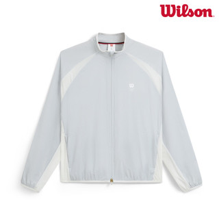 【Wilson】Classic WarmUp Jacket Microchip 男款 服飾 外套 灰色
