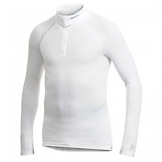 【Craft】男 ZERO EXTREME ZIP TURTLENECK長袖拉鍊T領排汗衣/194610-3900 白