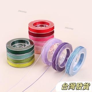 ❤台灣發貨+統編71號玉線編織繩迷你小卷混裝手鍊戒指手鐲纏繞小米紫色細繩專用線