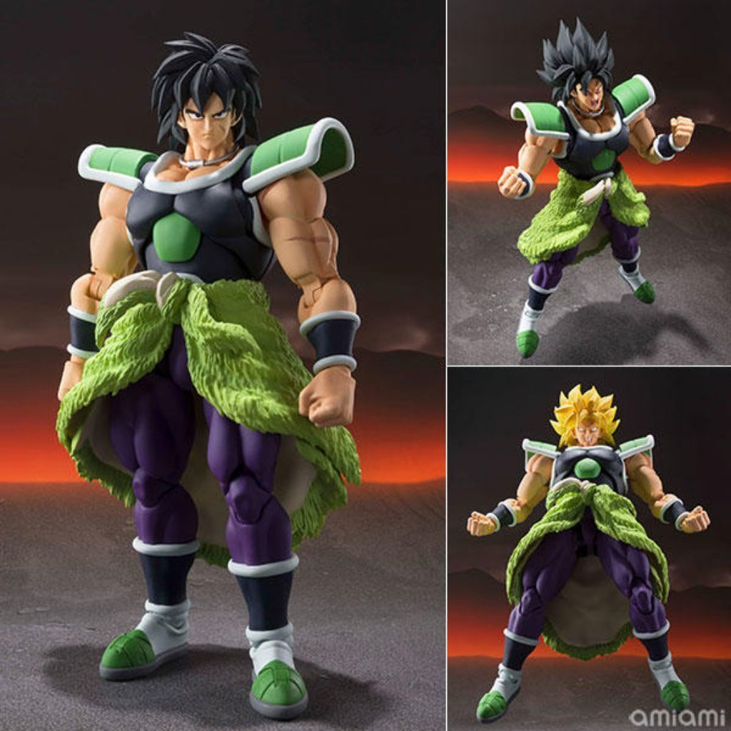 萬代日版，SHF 七龍珠超 黑髮 布羅利 劇場版，s.h.figuarts