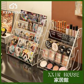 XXIN HOUSE家居館🏠徽章階梯展示架 吧唧手辦展示架 化妝品壓克力收納架 U型公仔展示架 徽章支架 立