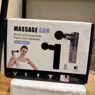 🌟【MASSAGE GUN】時尚金屬質感掌上迷你筋膜槍 HY-JMQ2025 🌟