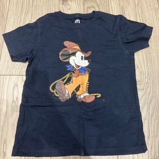 Uniqlo 購買 兒童上衣 Disney Mickey Mouse 米老鼠 T恤 （130cm)二手