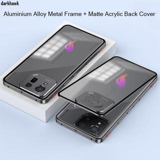 台現︱華碩 ROG Phone 8 ROG8 Pro 5G 手機殼啞光亞克力後蓋相機鏡頭保護套 Funda 外殼 Cap