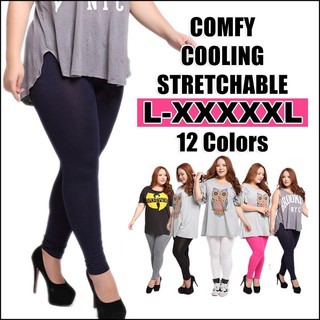 Ladies MODAL FULL LEGGINGS Women Stretchable BLACK Cooling T