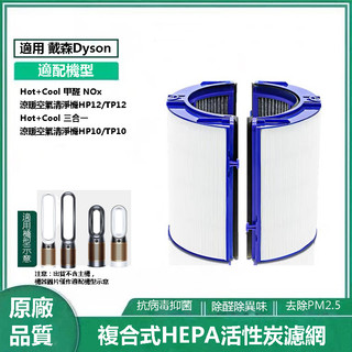 適用Dyson戴森HP09 TP09 HP10 HP11 TP10 TP11 TP12 HP12甲醛偵測空氣清淨機濾網芯