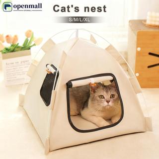 Foldable Pet Tent Cat House All-Season Portable Enclosed Coz