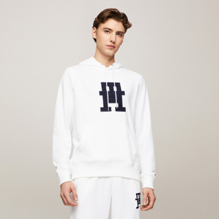 【Tommy Hilfiger】Monogram縫飾帽T 裸色