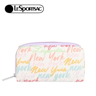 Lesportsac Rectangular Cosmetic 長形化妝包 盥洗包 收納包 女包(紐約塗鴉風)