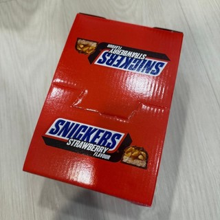 全新 即期 士力架 SNICKERS 花生可可棒 草莓口味 15入